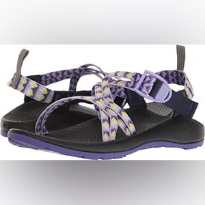 Chaco Strappy Sandals in Purple and Black